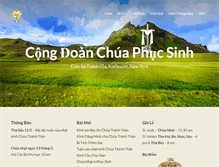 Tablet Screenshot of cdchuaphucsinh.org